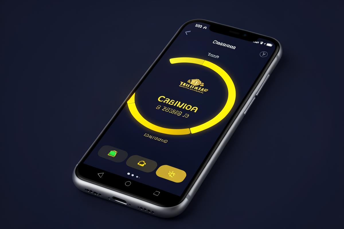 Aplicația Winmasters instalată pe un telefon mobil